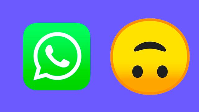 WhatsApp y el sorprendente significado del emoji de la cara al revés