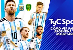 TyC Sports EN VIVO, Argentina vs. Mauritania: link para ver hoy Telefe gratis