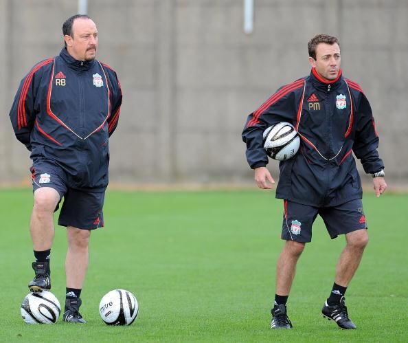 Paco de Miguel en su primera experiencia con Rafa Benítez en Liverpool. (Imagen: Agencias)