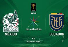 Las Estrellas (Canal 2) televisó el partido México 2-0 Ecuador por el Mundial 2026
