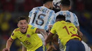 Colombia empató 2-2 ante Argentina sobre la hora en la fecha 8 de las Eliminatorias 