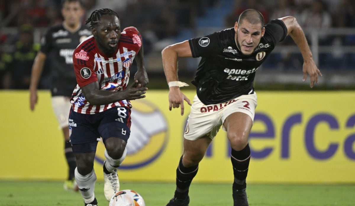 Universitario sacó un empate en Barranquilla ante Junior. (Foto: AFP)