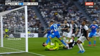 Una película de terror: falta contra el 'Chucky' Lozano y Napoli empata 3-3 contra la Juventus [VIDEO]