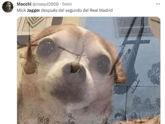 Barcelona vs. Real Madrid | Varios usuarios consideran que Mick Jagger le dio mala suerte al equipo de Xavi. (Foto: @maqui2020 / Twitter)