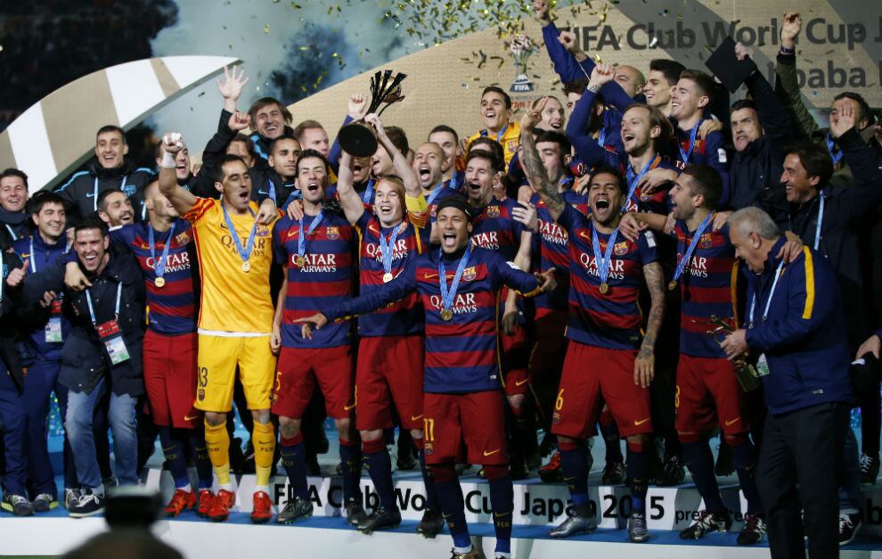 Barcelona ganó el Mundial de Clubes por última vez en 2015. (Foto: AFP)