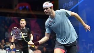 ¡Va por la hazaña! Diego Elías avanzó a cuartos de final del US Open de Squash y se enfrentará al 4 del mundo
