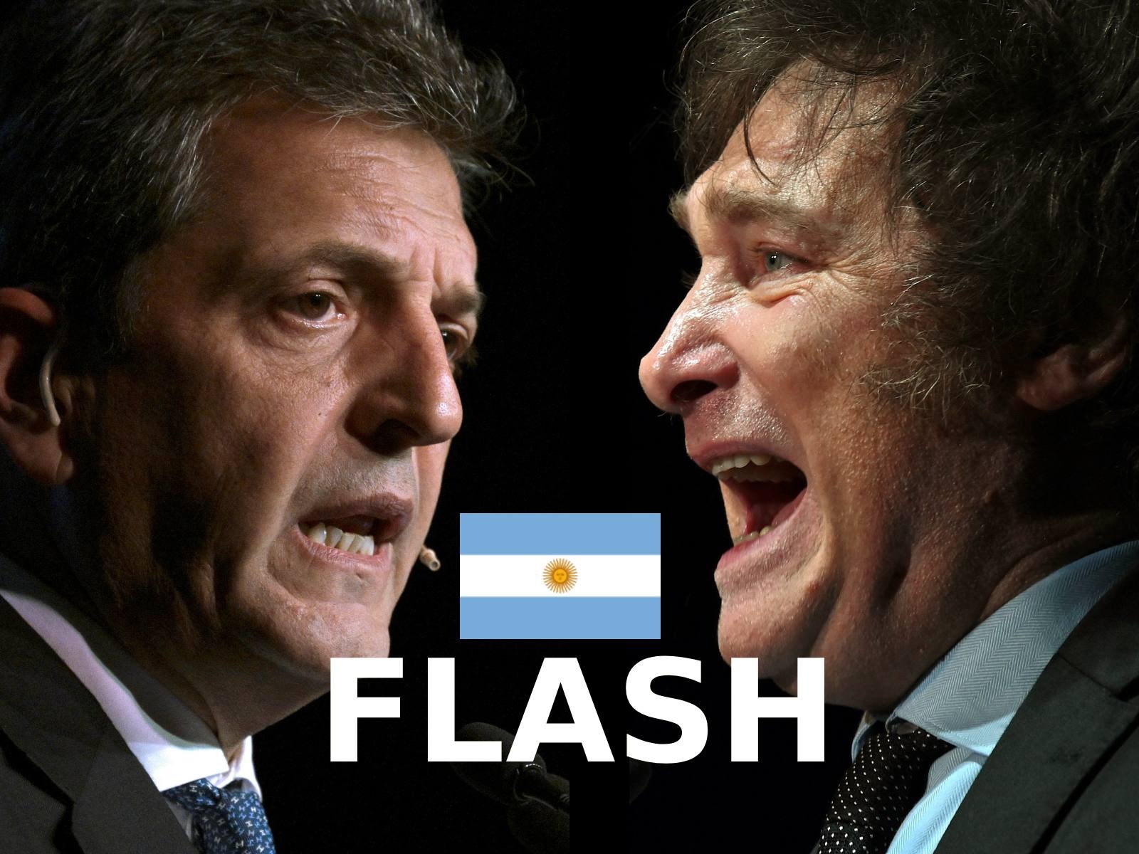 Horarios y canales de televisión para ver el flash electoral con los resultados a boca de urna del Balotaje de las Elecciones en Argentina dónde Sergio Massa y Javier Milei buscan el sillón presidencial. (Foto: AFP)
