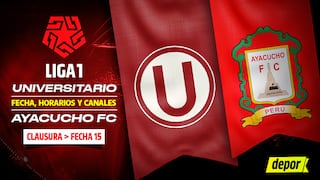 Universitario vs. Ayacucho FC por Liga 1: canales confirmados del partido