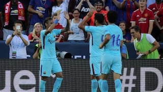 El Barcelona al ritmo de Neymar: con gol del brasileño ganaron 1-0 al Manchester United