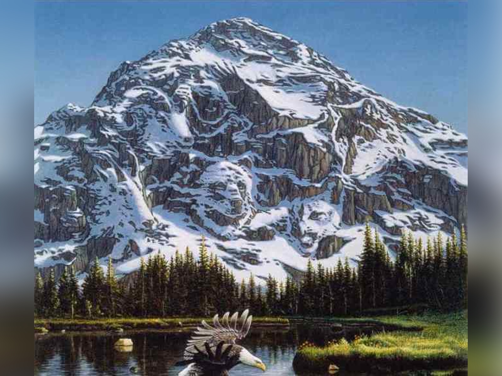 ACERTIJO VISUAL | Tienes visión 20/20 si puedes detectar la segunda águila en esta ilusión óptica de montaña en menos de 10 segundos |Jagran Josh