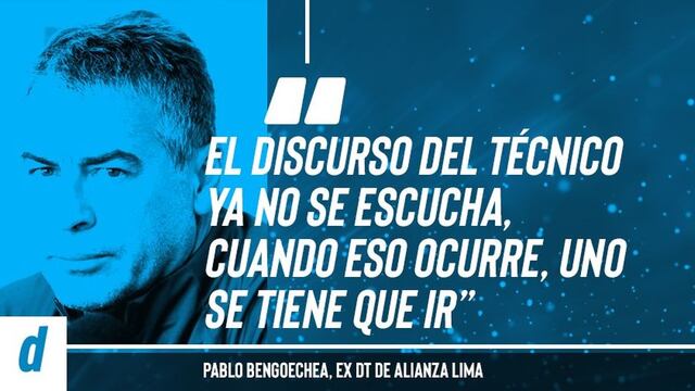 Pablo Bengoechea renunció: las mejores frases que dejó la conferencia de prensa del extécnico de Alianza Lima