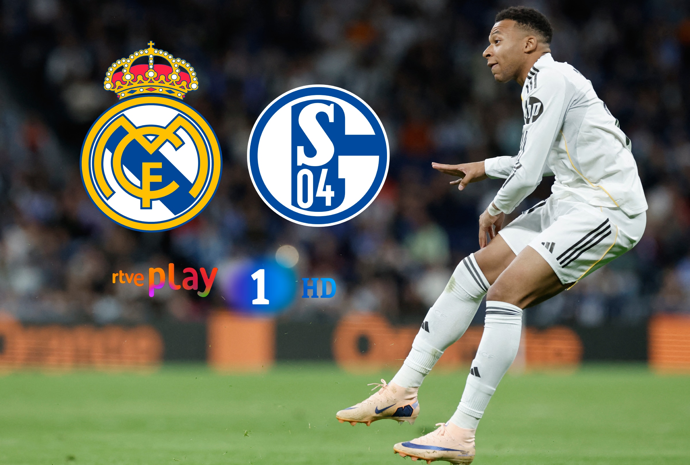 GELSENKIRCHEN (ALEMANIA), 15/08/2026.- Cobertura oficial de RTVE Play y Canal La 1 HD EN DIRECTO ONLINE para ver el partido Real Madrid vs. Schalke 04 hoy por amistoso en el Veltins-Arena de Gelsenkirchen, Alemania. FOTO DE ÓSCAR DEL POZO PARA AFP