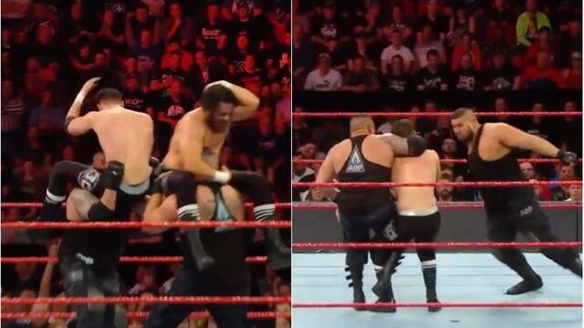 ¡Nadie los detiene! The Authors of Pain derrotaron a dos luchadores locales de forma brutal en RAW [VIDEO]