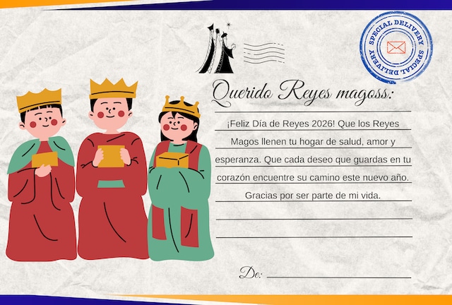 ¡Feliz Día de Reyes 2026! Que los Reyes Magos llenen tu hogar de salud, amor y esperanza. Que cada deseo que guardas en tu corazón encuentre su camino este nuevo año. Gracias por ser parte de mi vida. | Crédito: canva.com / Composición Depor