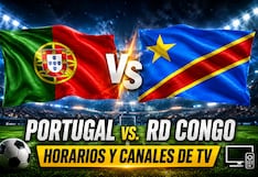 Fecha, hora y canales TV para ver Portugal vs. RD Congo por el por Mundial 2026