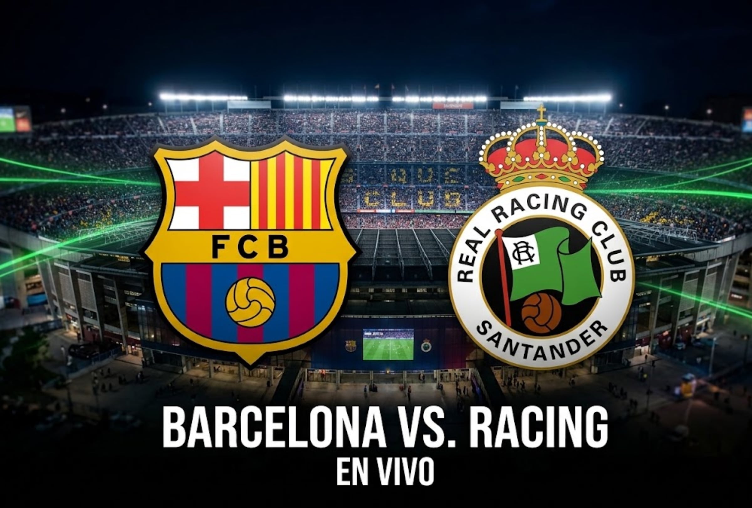 BARCELONA, CATALUÑA (ESPAÑA), 16-09-2026. Horarios y guía de canales que transmitirán EN DIRECTO el partido entre Barcelona vs. Racing por la sexta jornada de LaLiga EA Sports. FOTO: Imagen creada por la IA de Gemini para MAG de El Comercio.