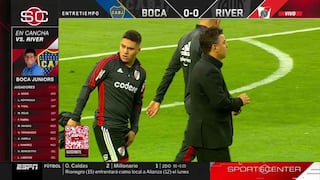 ‘Juanfer’ Quintero fuera del Boca vs. River: la lesión que derivó en su cambio [VIDEO]