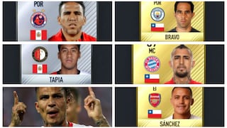 Perú o Chile: ¿qué once tiene mejores valoraciones en el FIFA 17?