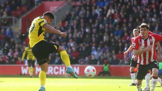 Derechazo inatajable: ‘Cucho’ Hernández y su doblete para el 2-0 del Watford vs. Southampton [VIDEO]