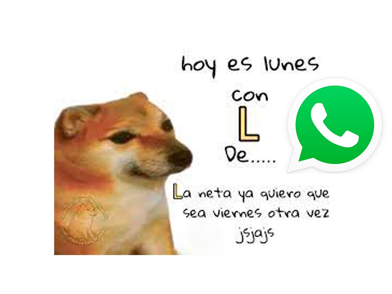 WHATSAPP | Ciertas personas trabajarán este lunes 5 de abril, considerado como el más aburrido de todo el año. (Foto: Memegenerator)