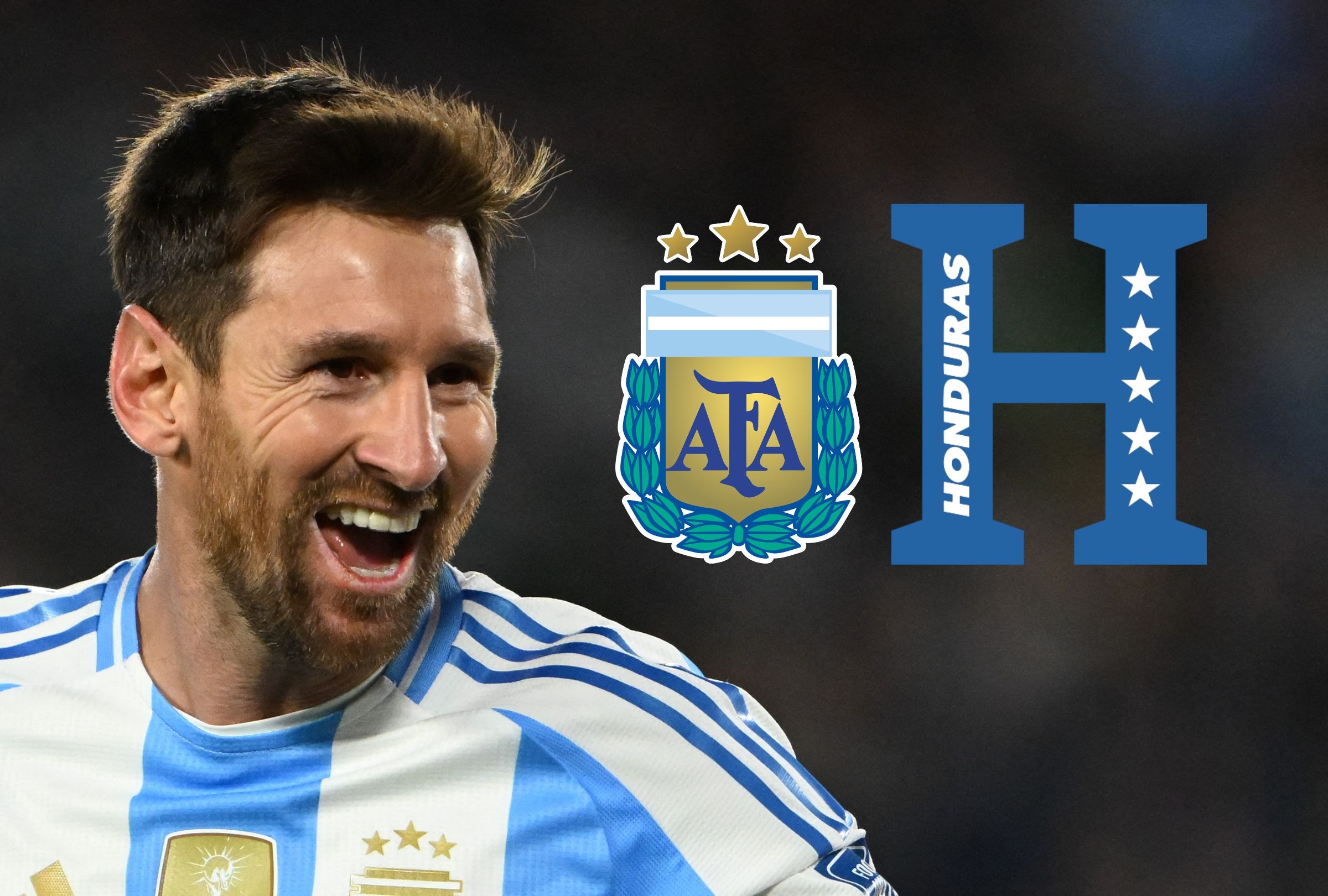Revisa esta nota para que sepas a qué hora juega y qué canal transmite el Argentina vs. Honduras por un amistoso internacional previo a la Copa Mundial FIFA 2026. (Foto: Luis ROBAYO / AFP y Composición Canva - Depor)