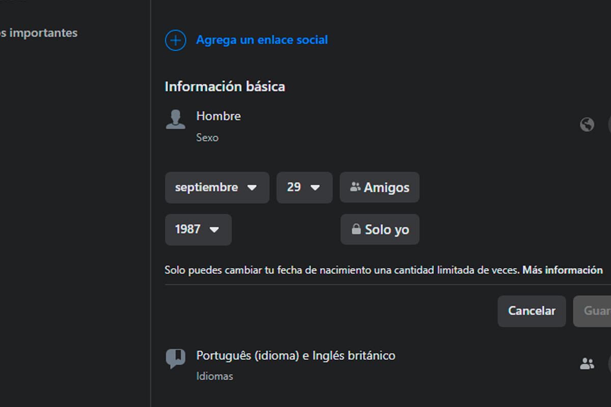De esta manera podrás eliminar tu fecha de cumpleaños en Facebook. (Foto: MAG - Rommel Yupanqui)