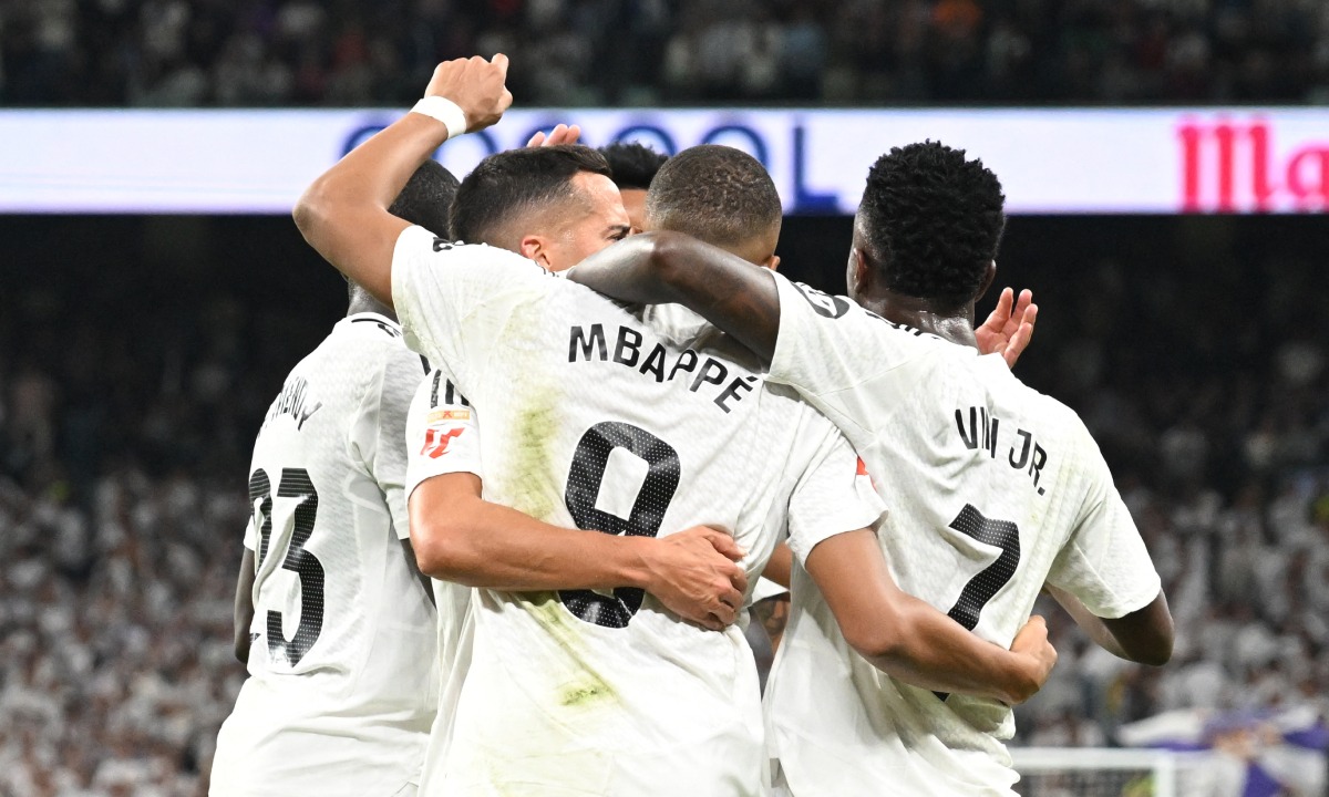 Real Madrid fue superior a Alavés y se quedó con la victoria en la Jornada 7 de LaLiga de España 2024-25. (Foto: AFP)