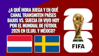 ¿A qué hora y en qué canal ver Países Bajos vs. Suecia por Mundial de Fútbol 2026?