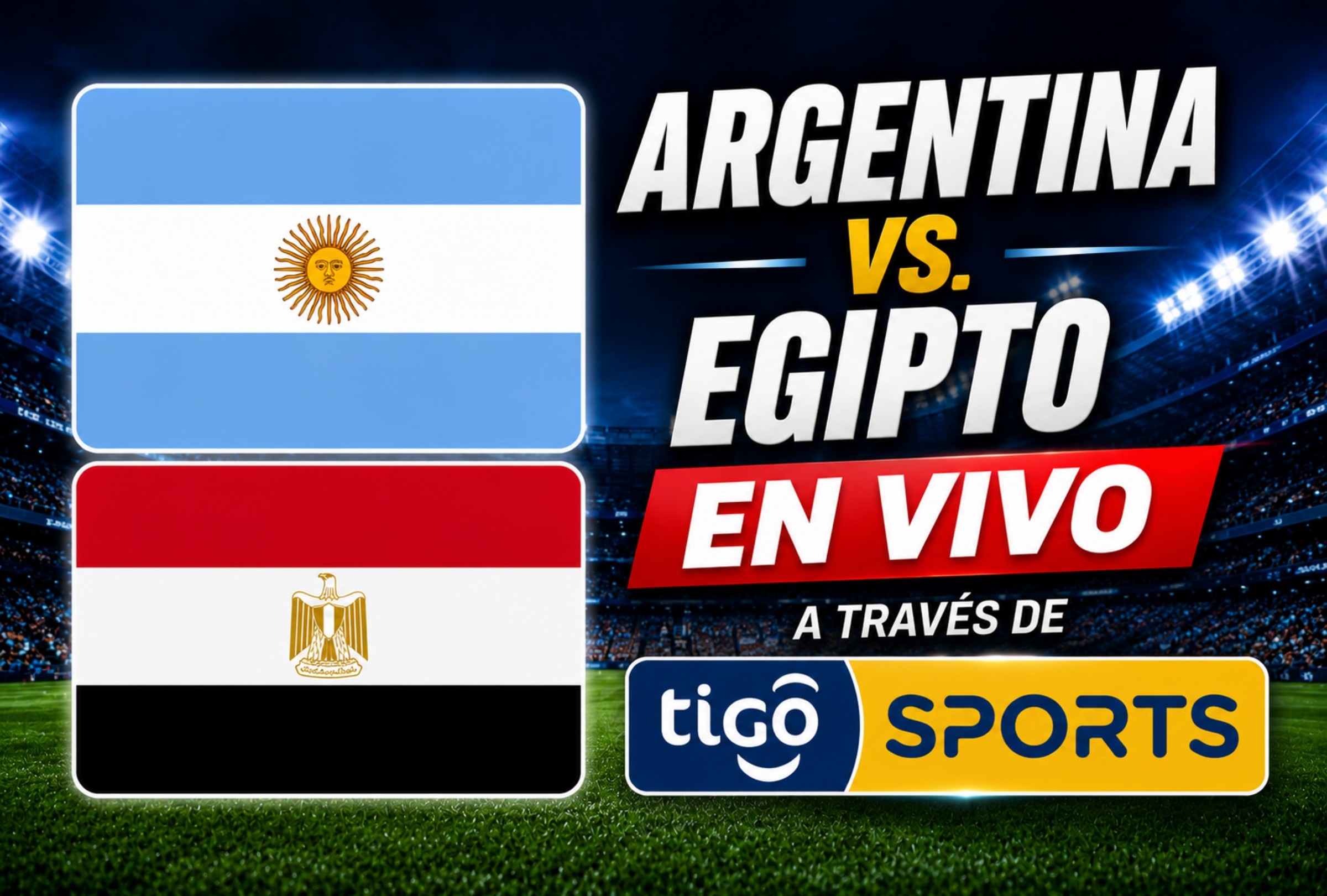 Argentina y Egipto se enfrentan este martes 7 de julio en el Estadio Atlanta, por los octavos de final del Mundial 2026. (Foto: Imagen creada por Depor usando Gemini)