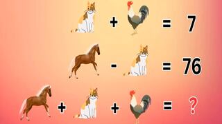 En este reto matemático podrás comprobar tu nivel de inteligencia en solo 5 segundos