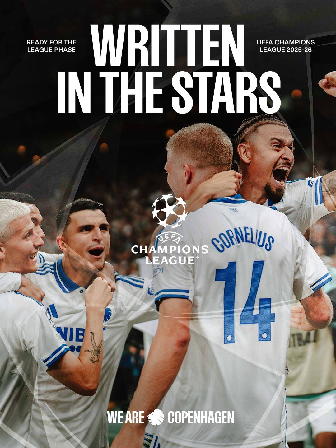 Copenhague celebra la clasificación al cuadro principal de la Champions League. (Foto: @FCKobenhavn)