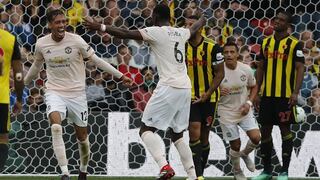 Empieza a recuperarse: Manchester United le ganó 2-1 al Watford de visita por la Premier League