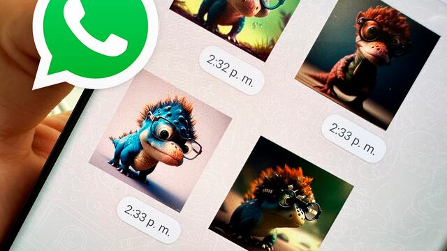 WhatsApp: truco para crear stickers de tu “dinosaurio profesional” sin apps