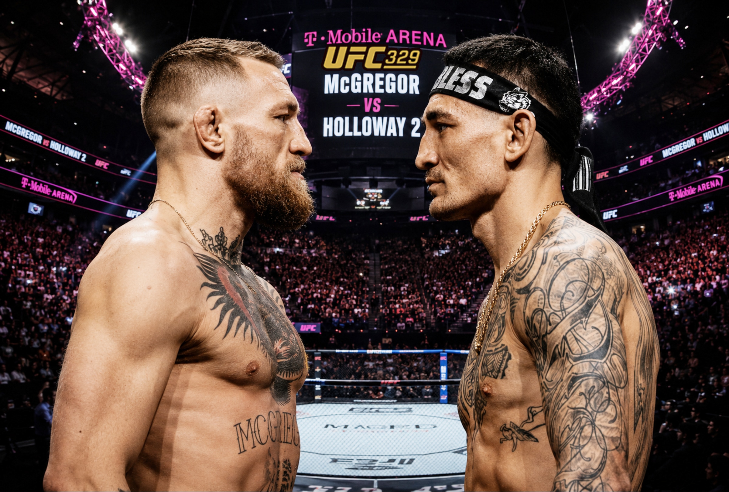 LAS VEGAS, NEVADA (UNITED STATES), 11/07/2026.- UFC 329 tonight: TV channel, live stream and start time for McGregor vs Holloway 2. Find out how to watch the highly anticipated rematch from anywhere in the world. PHOTO BY UFC.COM