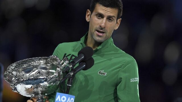 Para Kobe: el sentido mensaje de Djokovic a Bryant tras ganar el Australian Open