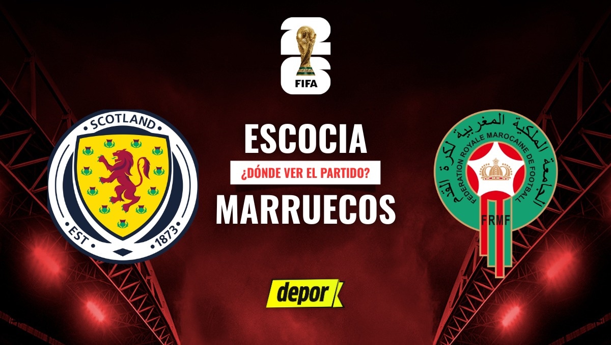 Escocia vs. Marruecos. (Diseño: Depor)