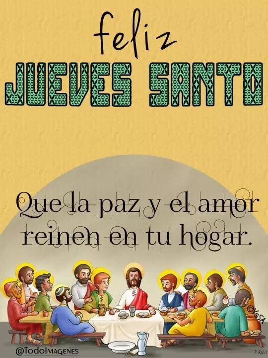 Mejores imágenes para compartir el Jueves Santo (Foto: internet)