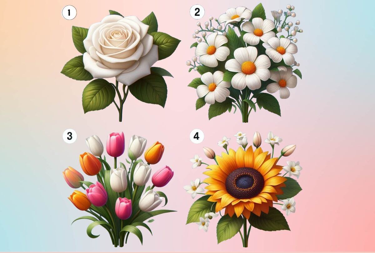 Test visual: Elige la flor que más se adapte a ti y descubre qué flor refleja tu esencia más profunda.