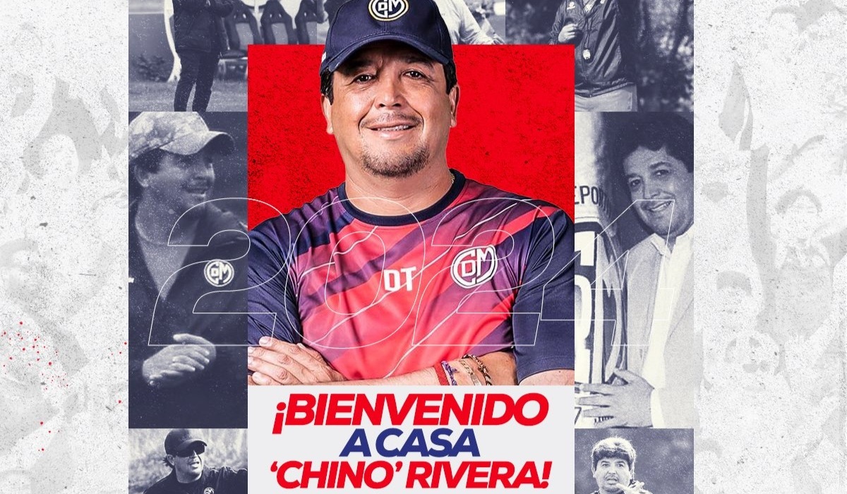 Victor Rivera fue presentado como nuevo DT de Municipal para el 2024. (Foto: @CCDMunicipal).