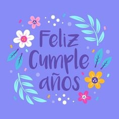 Imágenes de 'Feliz Cumpleaños' para compartir en redes sociales (Foto: Pinterest).