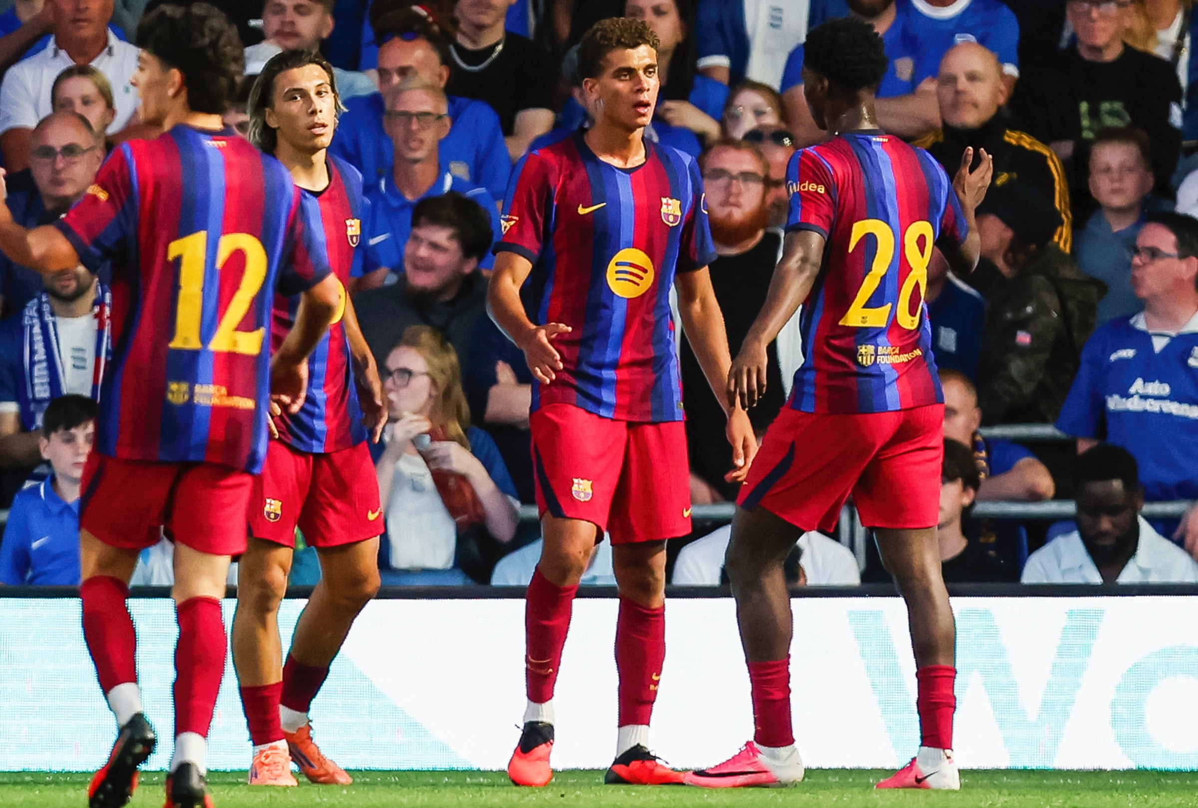 UDINE (ITALIA), 08/08/2026.- Cobertura oficial de Barça Play EN VIVO ONLINE EN DIRECTO para ver el partido FC Barcelona vs. Udinese y Nottingham Forest hoy por la Friuli Venezia Giulia Cup en Udine, Italia. FOTO DE AFP
