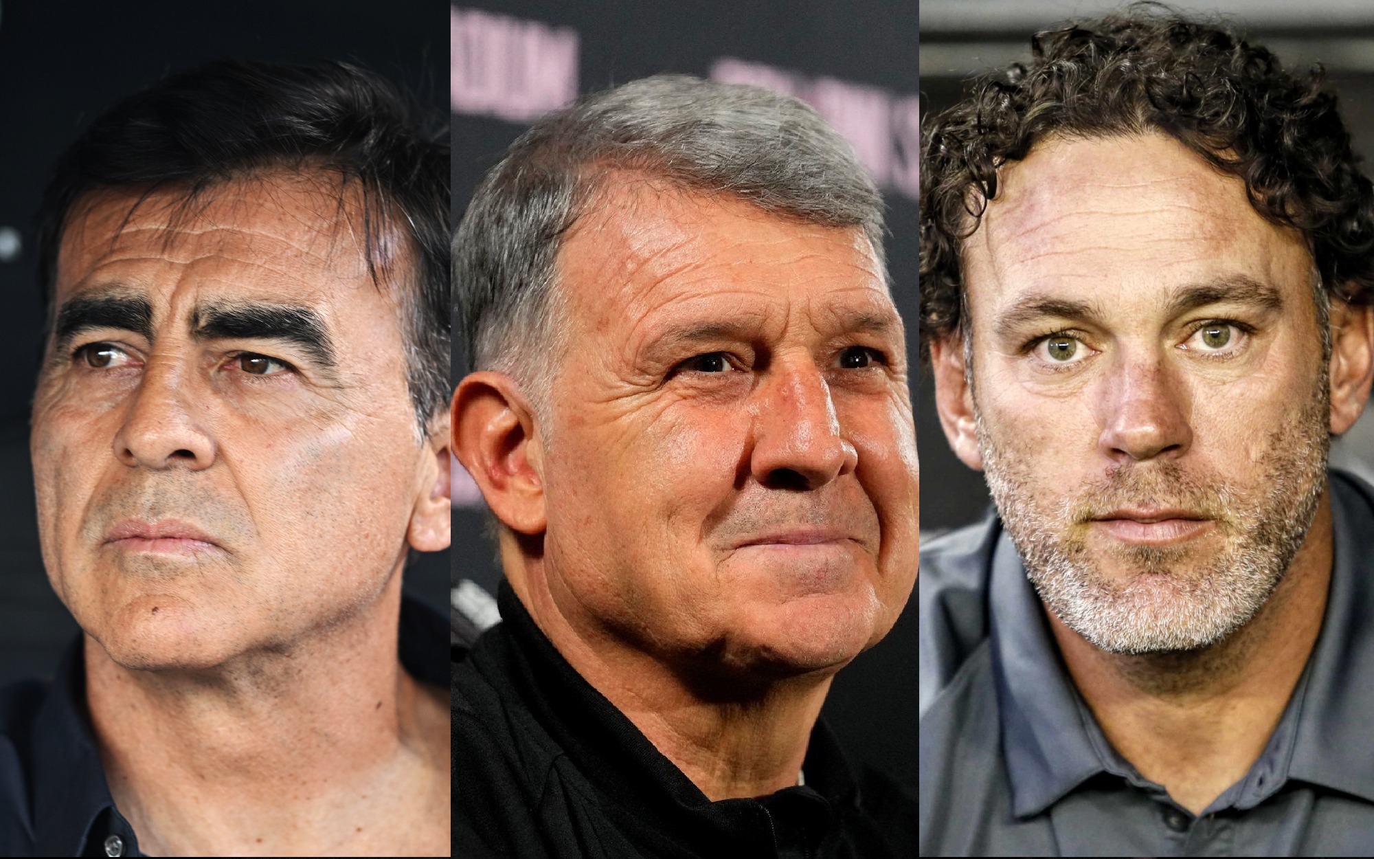 Gustavo Quinteros, Gerardo Martino y Gabriel Milito son las principales opciones para ser el nuevo DT de Boca. (Composición Depor)