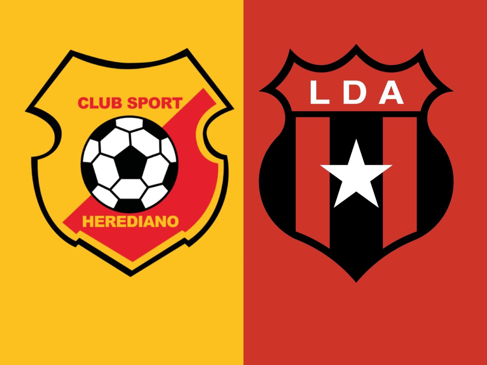 Seguir partido entre Herediano vs. Liga Deportiva Alajuelense (LDA) en vivo y en directo este martes 25 de octubre desde el Estadio Ricardo Saprissa por la semifinal de la Copa Centroamericana 2023. (Foto: Composición)