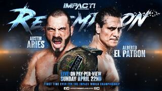 Alberto del Río y Austin Aries se enfrentarán por el título de Impact Wrestling