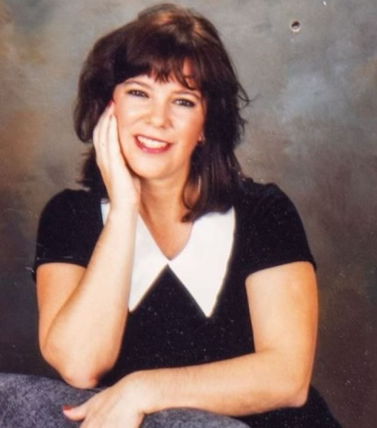 Una fotografía de hace algunos años de Karen Houghton, quien posa parala cámara (Foto: Kris Jenner / Instagram)