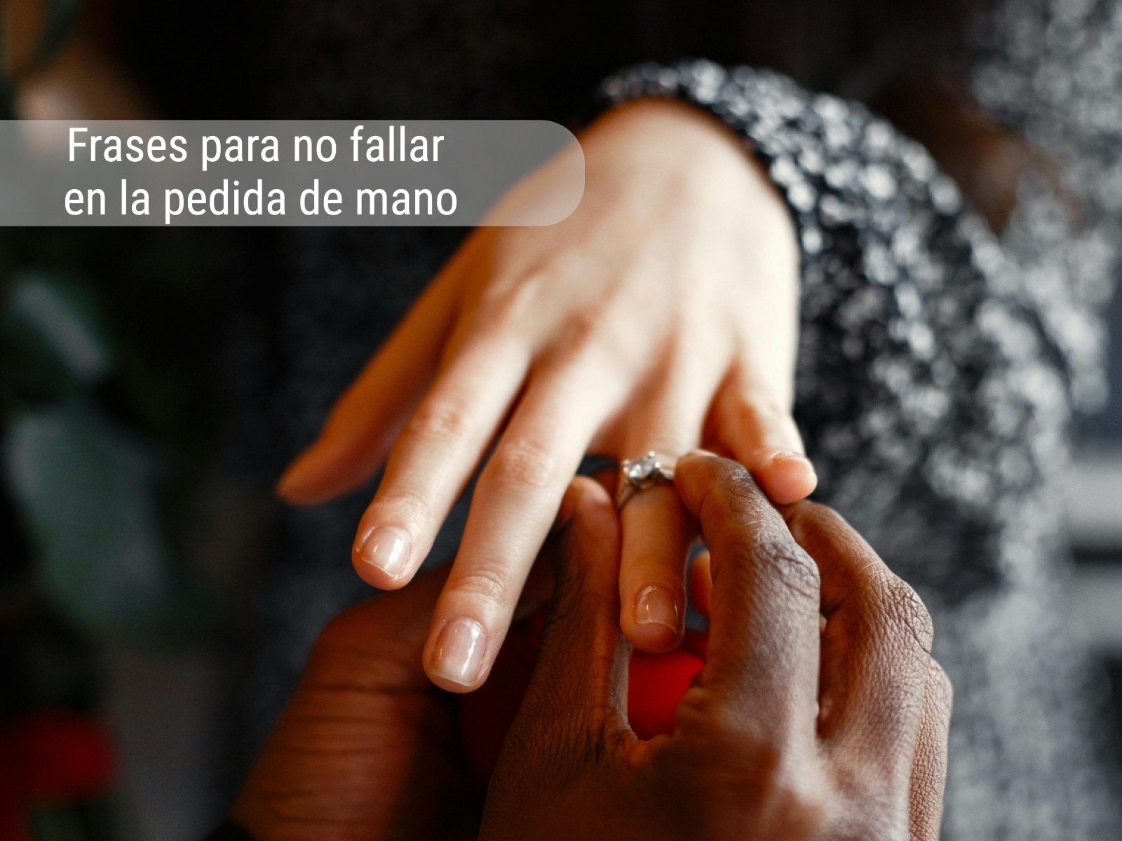 FRASES | En el Día Nacional de la Propuesta de Matrimonio anímate a entregar el anillo de compromiso usando uno de estos mensajes y así no fallar en el intento. (Foto: Pexels / Composición)