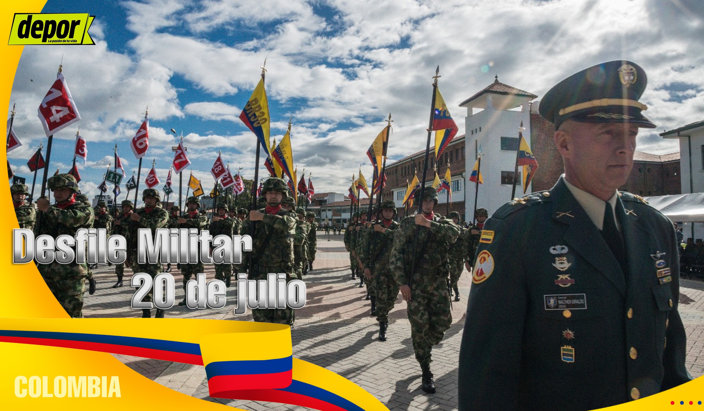 Consulta aquí todos los detalles sobre el desarrollo del desfile para este 20 de julio en Colombia. (Foto: Ejército Nacional/Composición)