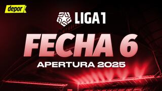 ¡Todo listo! Se confirmó la programación de la fecha 6 del Torneo Apertura 2025 de Liga 1