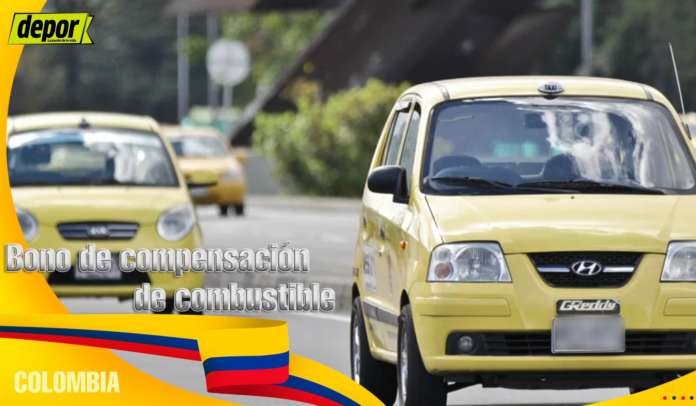 Conoce en Depor todos los detalles acerca de este nuevo programa que busca apoyar a los taxistas en Colombia (Foto: Composición)