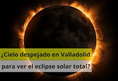 ¿Habrá cielo despejado en Valladolid para ver el eclipse solar hoy, 12 de agosto?
